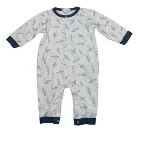 Kissy Kissy Rocket Ship Pima Cotton Pajamas